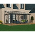 thumbnail image 2 of Palram - Canopia SanRemo 10' x 18' Patio Enclosure - Gray/Clear with Screen Doors (6), 2 of 10