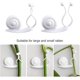 thumbnail image 4 of Plant Climbing Wall Fixture Clips, Self Adhesive Vine Fixer Wall Hook, Fixture Wall Sticky Hook Vines Fixing Clip Vines Holder (3set (30pcs), Color As, 4 of 5