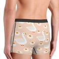 thumbnail image 5 of Balery Geese and Flower Men's Boxer Briefs, Soft and Breathable Cotton Underwear with nylon Waistband-Large, 5 of 9