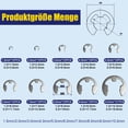 thumbnail image 3 of Heat Treated Metal Clips Assortment, Stainless Steel E-Clip Set For Retaining Rings, High Strength Clips With Excellent Rust Resistance For Indoor Outdoor Use, 3 of 7