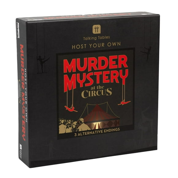 Kit de juego Murder Mystery Dinner Party Talking Mables