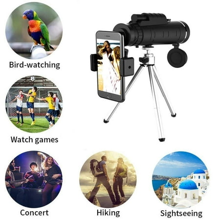 Gohope High Definition Monocular Telescope and Quick Smartphone Holder -  Waterproof Monocular Prism for Wildlife Bird Watching Hunting Camping  Travelling Wildlife Secenery | Walmart Canada