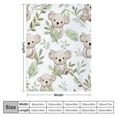 thumbnail image 4 of ARISTURING  Koala Blanket White Lightweight Fuzzy Cozy Soft Warm Koala Throw and Blankets for Girls Teens, Air Conditioning, 4 of 6