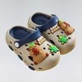 thumbnail image 3 of Toddler Boys Girls Cartoon Clogs Kids Clogs EVA Cute Cartoon Print Non Closed Toe Waterproof Lightweight Breathable Clogs for Indoor Outdoor Summer Use, 3 of 8