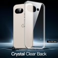 thumbnail image 3 of JZWAL-Case for Google Pixel 9a 6.3-Inch 2025, Non-Yellowing Shockproof Bumper Protective Phone Cover, Anti-Scratch Hard PC Back (Clear), 3 of 4