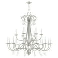 thumbnail image 3 of Livex Lighting Daphne 18 Light Foyer Chandelier in Brushed Nickel, 3 of 9