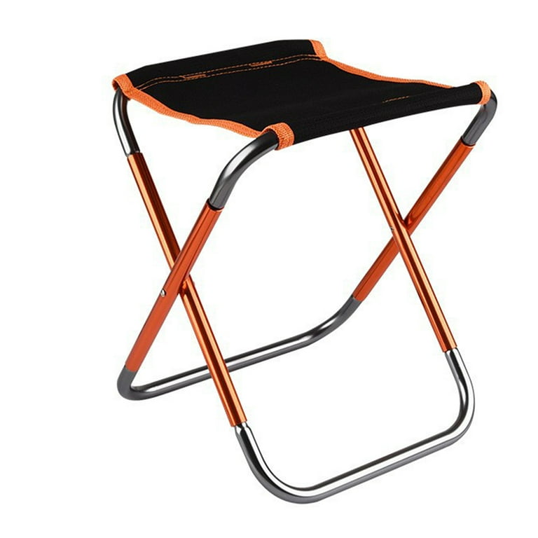 OUNONA Stool Folding Chair Portable Camping Small Mini Outdoor Backpacking Foldable  Fishing Chairs Fold Retractable Stools Camp 