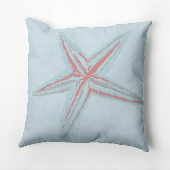 Simply Daisy 16" x 16" Polyester Decorative Outdoor Pillow, Multicolor (1 count)