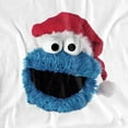 thumbnail image 2 of Sesame Street Cookie Monster Christmas Hat Unisex Adult T Shirt, 2 of 7