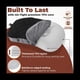 thumbnail image 2 of Almohada Inflable Ultraligera para Acampar con Suave Lavable, Almohada de Aire de Viaje PortáTil Compacta y Comprimible (Gris), 2 of 5