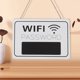 thumbnail image 5 of Pantalla de señalización de contraseña Wi-Fi para colgar en la pared cafetería ANGGREK Otros, 5 of 8