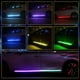 RGB Running Board Lights Strip 71 Inch Smartphone APP Control Extended Crew Cab 2pc Pack 108 PCS Truck Underglow – image 2 sur 5