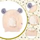 thumbnail image 5 of Gorra de gato, sombrero de gato, disfraz de perro, accesorio de fiesta, malla elástica, adecuado para mascotas, Beige, 5 of 6