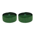 thumbnail image 1 of Cintas de manillar de bicicleta Toystoory 2 unids autoadhesivo Flexible verde, 1 of 6