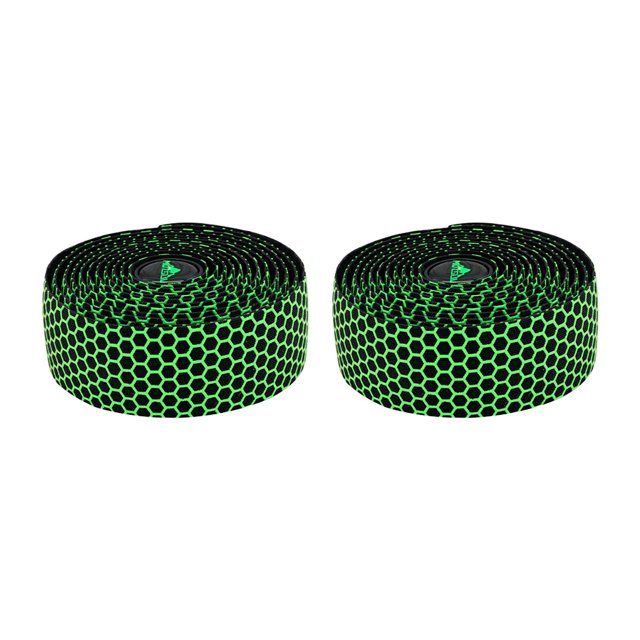 Cintas de manillar de bicicleta Toystoory 2 unids autoadhesivo Flexible verde
