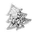 thumbnail image 3 of serony 12pcs Hollow Christmas Tree Napkin Rings Xmas Party Banquet Kitchen Dining Room Table Napkin Holders, 3 of 6