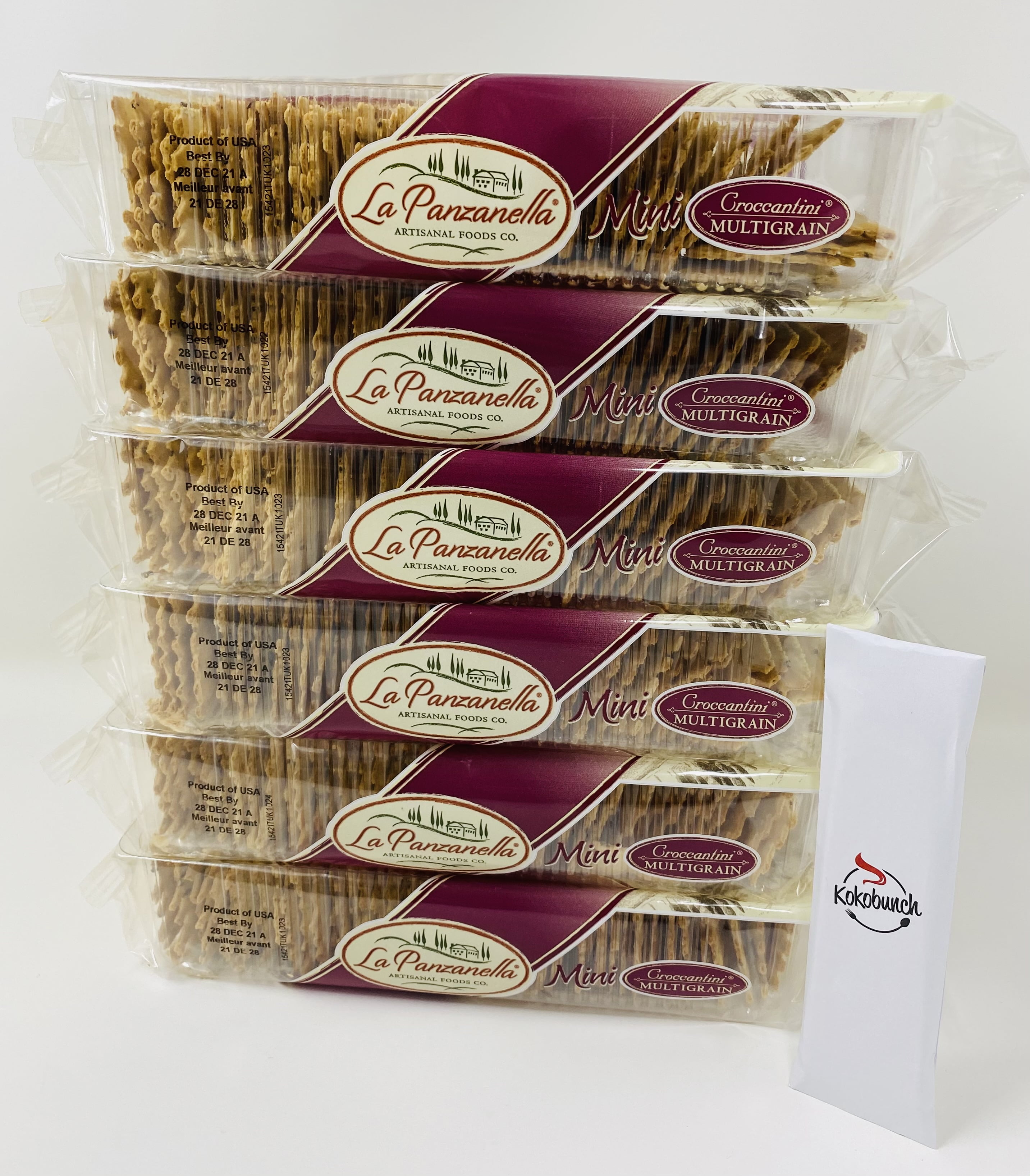 La Panzanella Artisan Crackers Mini Croccantini Multigrain Gourmet