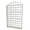 White, variant on Dura-Trel 57 x 95 Inch PVC Vinyl Outdoor Garden Patio Trellis, with Wall Mounting Screws, Mocha