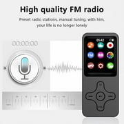 Bluetooth Mp3 Player with Speaker,64GB Portable HiFi Sound Student Player Walkmans Player Digital Music Mp3 Mp4 Player with FM Recorder E-Book,Video