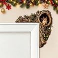 thumbnail image 6 of Velmasee Door Corner Decor - Rustic Tree Hollow 2D Wood Squirrel, Woodland Animal Door Topper for Home Door Frame Window Christmas Fall Farmhouse Decor, 6 of 7