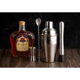 thumbnail image 4 of Crown Royal 4-Piece Stainless Steel Bar Tools Set Perfect Home Bartending Kit, 4 of 5