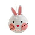 thumbnail image 4 of Bunny Lantern Hanging Animal Paper Lantern Decorative for Garden Spring Festival, 4 of 9