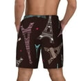 thumbnail image 4 of Haiem Eiffel Tower Men'S Quick-Dry Swim Trunks: Comfortable Beach Shorts With Mesh Lining And Pockets - Ideal For Swimming And Sunbathing X-Large, 4 of 9