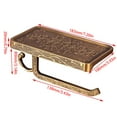thumbnail image 5 of Soporte de papel higiénico Bewildely Vintage bronce, 5 of 5