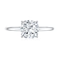 thumbnail image 4 of Rosec Jewels Certified Moissanite Cushion Cut Engagement Ring - 8 mm - 3 Ct Moissanite Ring - D-VS1 Quality Certified, 925 Sterling Silver, US 4.00, 4 of 8