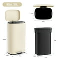 thumbnail image 3 of Arlopu 8 Gallon Kitchen Trash Can, Stainless Steel Garbage Bin with Lid, Foot Pedal and Inner Bucket, 3 of 9