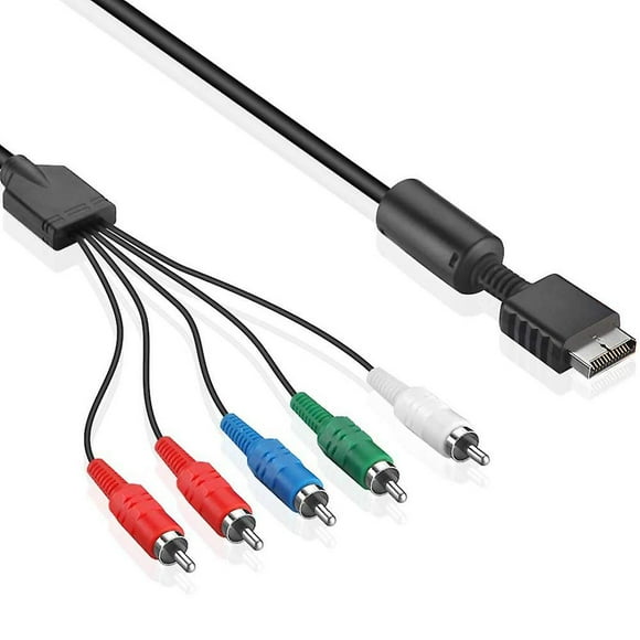 Ps 2/3 Component Cable, High Resolution Hdtv Component Rca Audio Video Cable For Play station 3 Ps3 And Play station 2 Ps2 Gaming Console