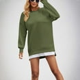 thumbnail image 5 of WJHWSX Fall Dresses for Women 2025,Womens Dresses,Dresses for Women,Long Sleeve,Crew Neck,Breathable,Solid,XL(US:10), 5 of 8