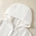 thumbnail image 6 of Zynoxe Womens Cotton Linen Sun Protection Jacket Lightweight Breathable Longe Sleeve Button Down Lounge Flowy Sun Shirt White M, 6 of 8