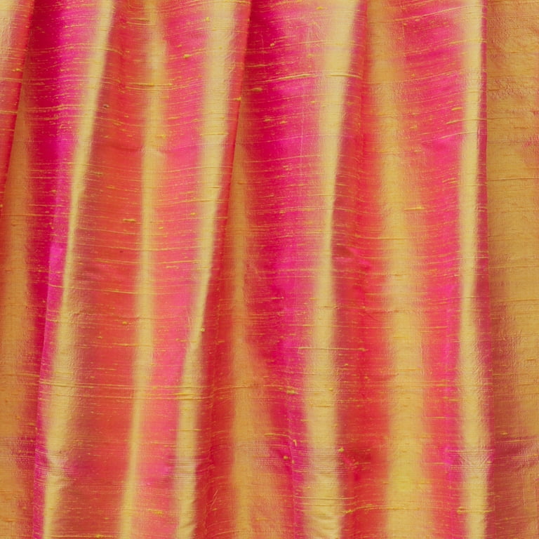  Fabric Mart Direct Golden Yellow 100% Pure Silk Fabric by The  Yard, 41 inches or 104 cm Width, 1 Continuous Yard Gold Silk Fabric, Pure  Silk Dupioni Bridal Dress Upholstery Curtain