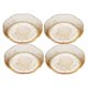 thumbnail image 2 of Conjunto de Platos para Ensalada Elegantes y Modernos Soledad 5 Piezas 15,7x15,7x2,8 cm, 2 of 10