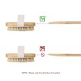 thumbnail image 5 of Dry Brush 2 Piece Body Brush Set, Natural Brush For Removing Dry Skin Exfoliation, Abrasive Long Handle Shower Back Brush, Dry Brush For Cellulite And, 5 of 5