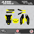 thumbnail image 4 of Kalair GFX Graphics Kit for Suzuki RM125 (1999-2000) Axis Series, 4 of 5