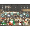thumbnail image 4 of Christmas Snowflake Window Cling Stickers for Glass, Xmas Decals Decorations Holiday Snowflake Santa Claus Reindeer Decals for Party, 4 of 5