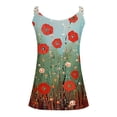 thumbnail image 5 of LSLJS Blouse d'Été Décontractée Sans Manches à Col en V pour Femme, T-Shirt pour Femmes, Camisole et Débardeurs pour Femmes, 5 of 5