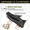 thumbnail image 2 of Waterproof Steel Toe Shoes for Men Work Shoes Lightweight Safety Sneakers Comfortable Puncture Proof Shoe Safety Trainers Zapatos Antideslizantes para Hombres, 2 of 7