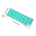 thumbnail image 3 of EGNMCR Tools&Home Improvement Monthly Pills Organizer With Lid Arthritis Friendly EasyOpen Lids 31 Removable Daily Pills Pods Date Reminder Travel Case For Vitamins Medications storage boxSS, 3 of 7