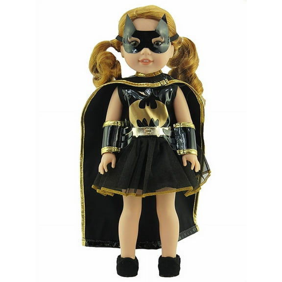 Little Batgirl Costume For 14 Inch dolls