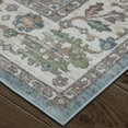 thumbnail image 3 of Feizy Dartmouth Transitional Floral & Botanical, Blue/Ivory/Brown, 5' x 7'6" Area Rug Easy Care Stain Resistant Pet & Kid Friendly Bohemian & Eclectic Bordered Floor Rug for Living room Bedroom, 3 of 8