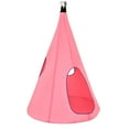 thumbnail image 5 of Gymax 40'' Kids Nest Hammock Swing Chair Hanging Tree Tent w/ 2 Windows Pink, 5 of 6