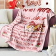 thumbnail image 2 of Blanket Gifts for Wife Romantic Anniversary Birthday Gifts for Wife Her I Love You Presents for Wife from Husband to My Wife Warm Gifts for Christmas Valentine's Mother's Day, 2 of 5