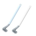 thumbnail image 2 of SSZMDLB 2Pcs Toilet Brush Set, Toilet Brush Set, Concealed Bathroom Cleaning Brush with Holder, Dense Bristles, Splash Cover, Hygienic Storage, Easy Clean, Modern Design, 2 Piece Kit for Home, 2 of 9