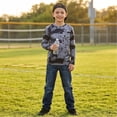 thumbnail image 3 of Abcomgle Boys Long Sleeve Shirts 7-8 Crewneck Fall Tee for Boys Casual Basic Top for Boys Fashion 3D Print Boys Tee Tops, 3 of 6