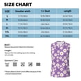 thumbnail image 5 of Lsque Daisies Flowers Print Men's Cotton Blend Sleeveless Muscle Shirts (S-3XL)- Moisture Wicking, Odor Protection, UPF 30+,Large, 5 of 8
