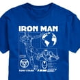 thumbnail image 3 of Marvel Iron Man - Schematic - Men's Short Sleeve Graphic T-Shirt, 3 of 5