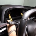 thumbnail image 2 of TINKI Real Carbon Fiber Instrument Panel Trim Sticker Compatible with Chevrolet Corvette C8 2020-2023, Dashboard Fault Light Display Panel Cover Sticker Accessories, 2 of 15